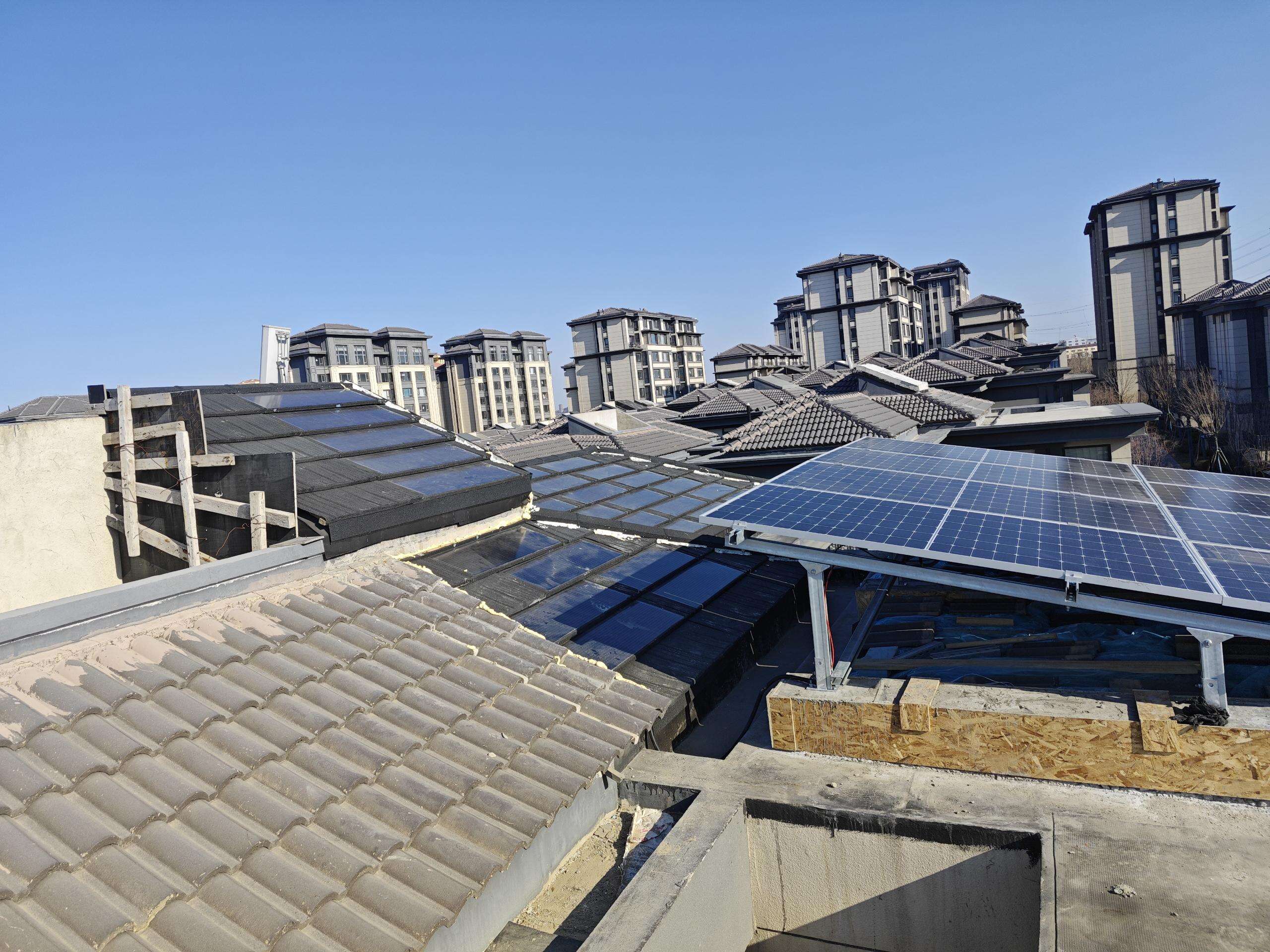 Dalian Villa Solar Tile Roof Renovation Project-Cases-Dalian Quacent ...