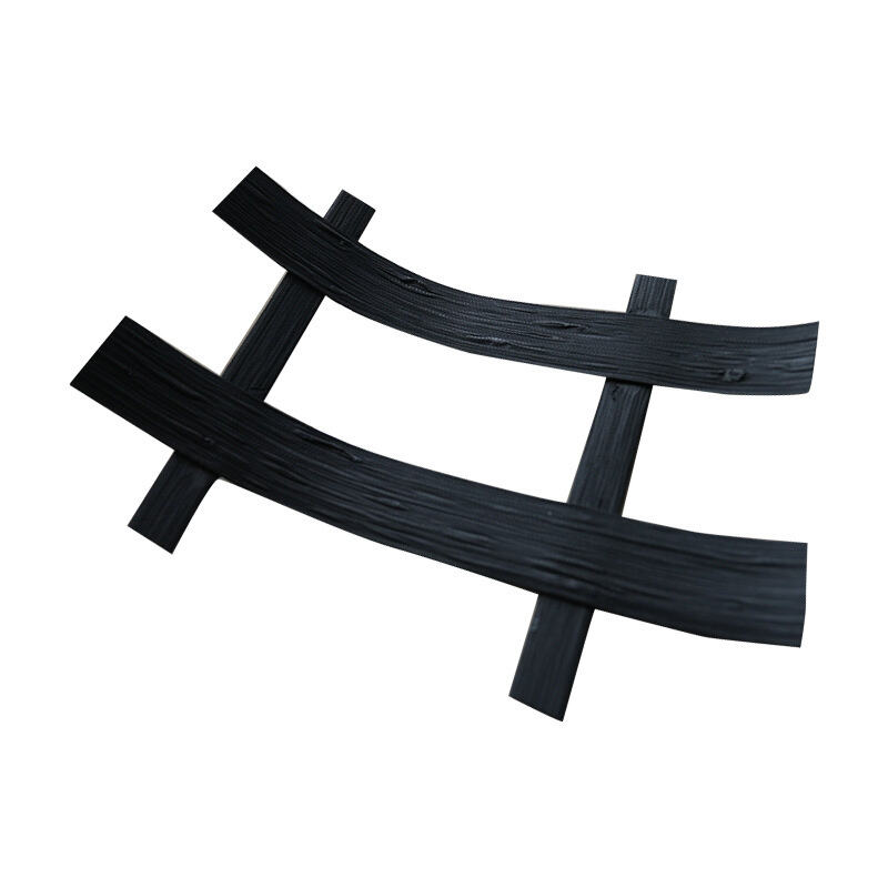 PET Welded Uniaxial Geogrid PP Polyester Filament Yarn Geogrid