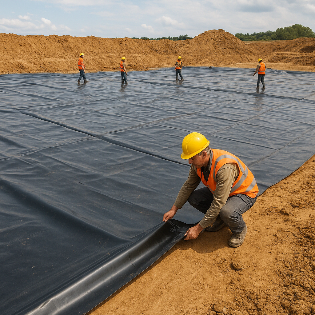 How Does Geomembrane Contribute to Environmental Protection in Landfill Operations?