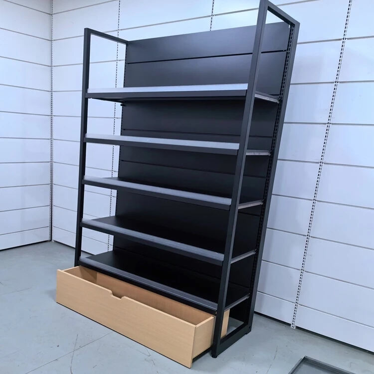 Customized Retail Makeup Store Cosmetic Display Cabinet Rack Shelf For Shop With Led Light