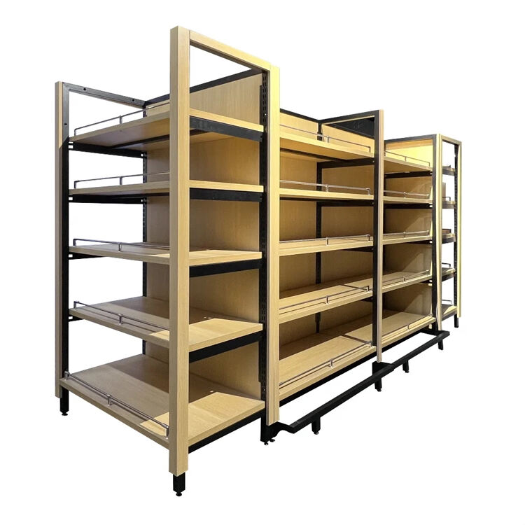 Hot Sale Steel Black Shop Convenience Retail Store Supermarket Display Rack Shelf manufacture