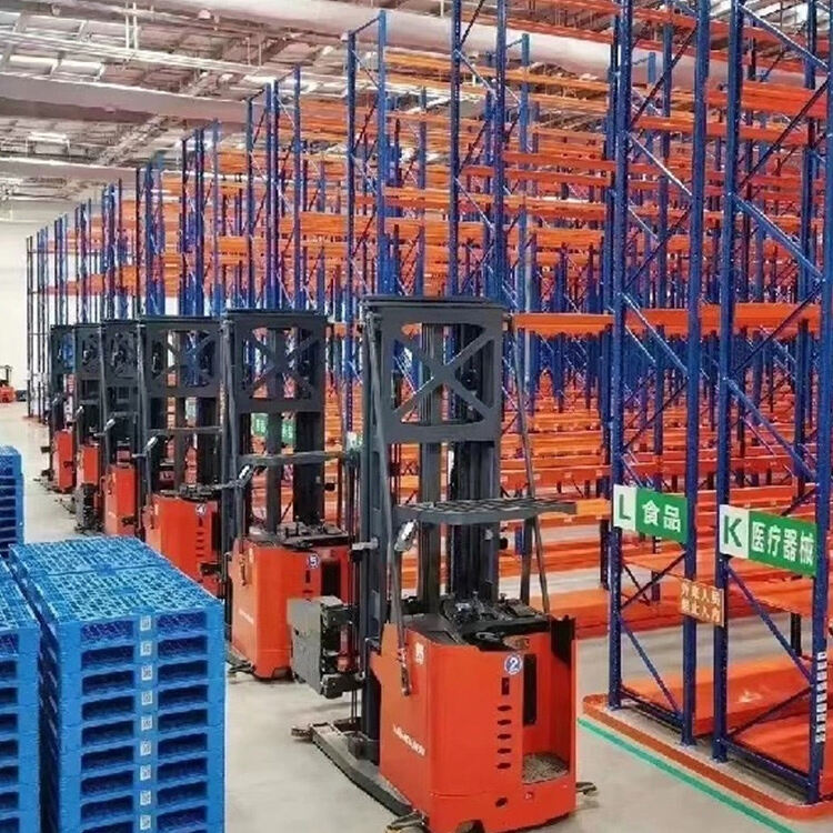 Sistema de estanterías de almacenamiento de pallets para almacenamiento industrial de acero pesado