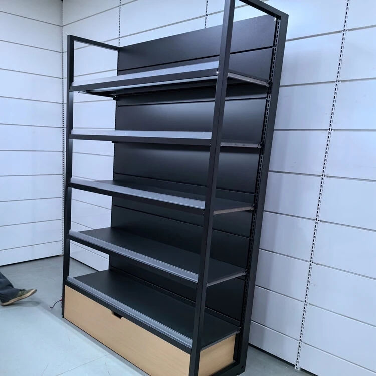 Customized Retail Makeup Store Cosmetic Display Cabinet Rack Shelf For Shop With Led Light factory