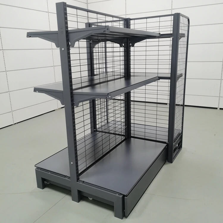 Factory Direct Sale Black Metal Wire Convenience Stationery Store Shop Display Rack Shelves factory