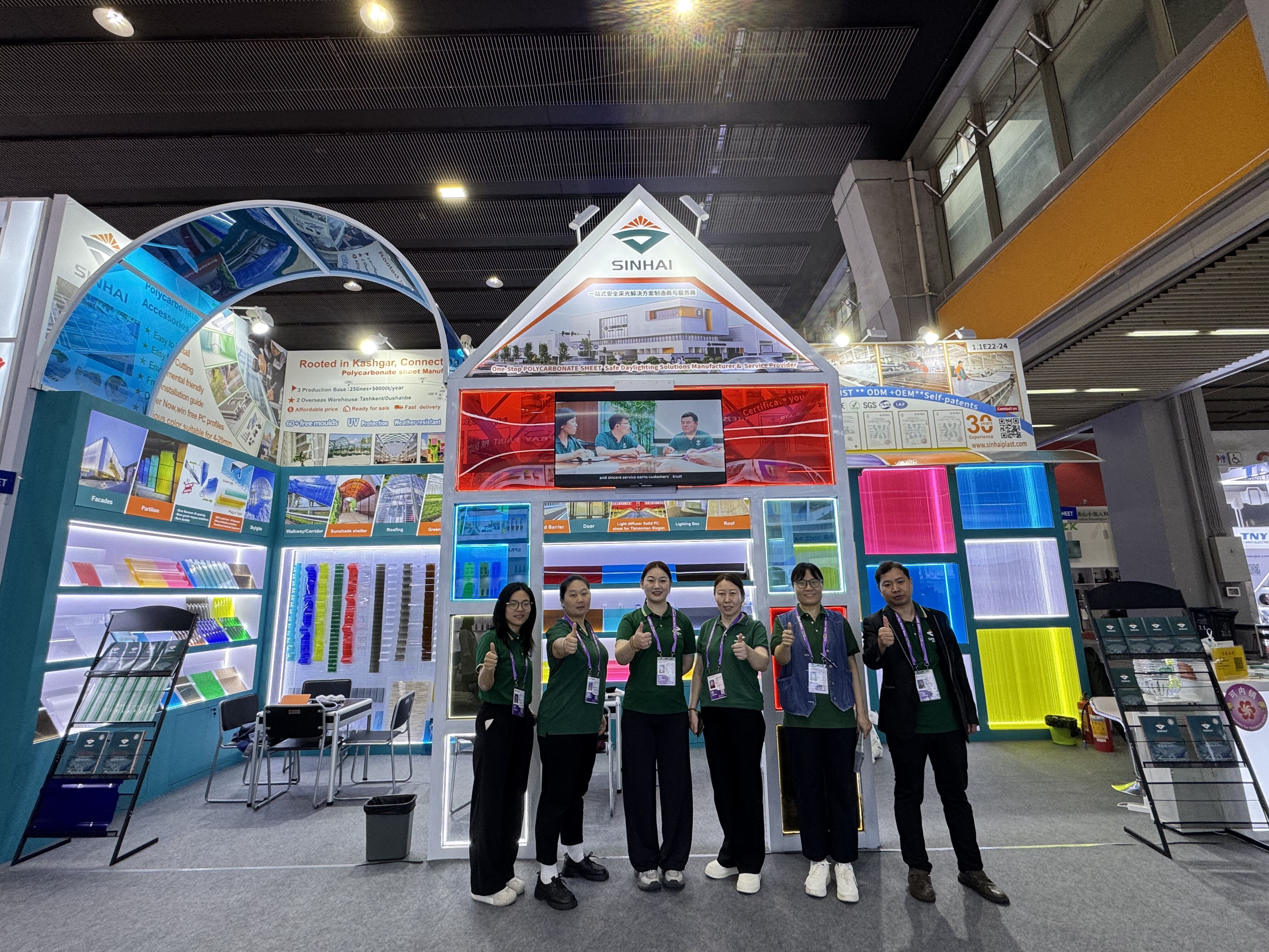 Baoding Sinhai Polycarbonate Panel Achieves Great Success in the First Phase of Canton Fair
