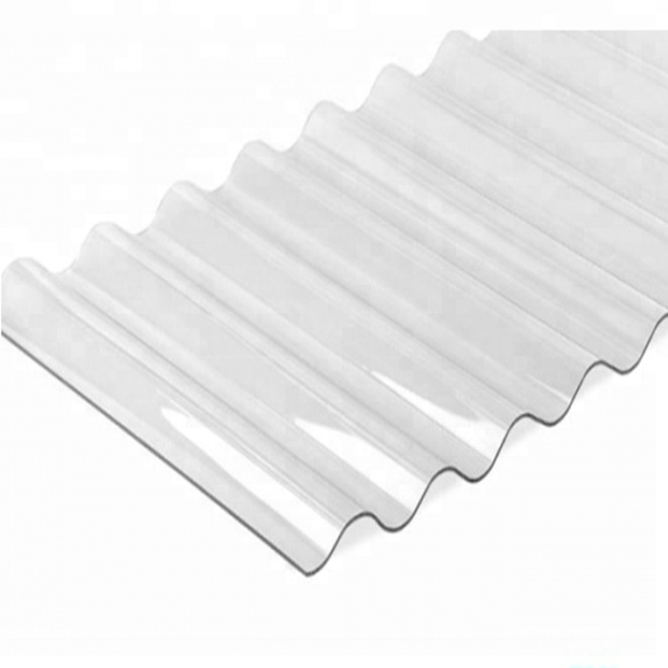 Clear Polycarbonate Corrugated Sheet Plastic Roofing PC Sheet