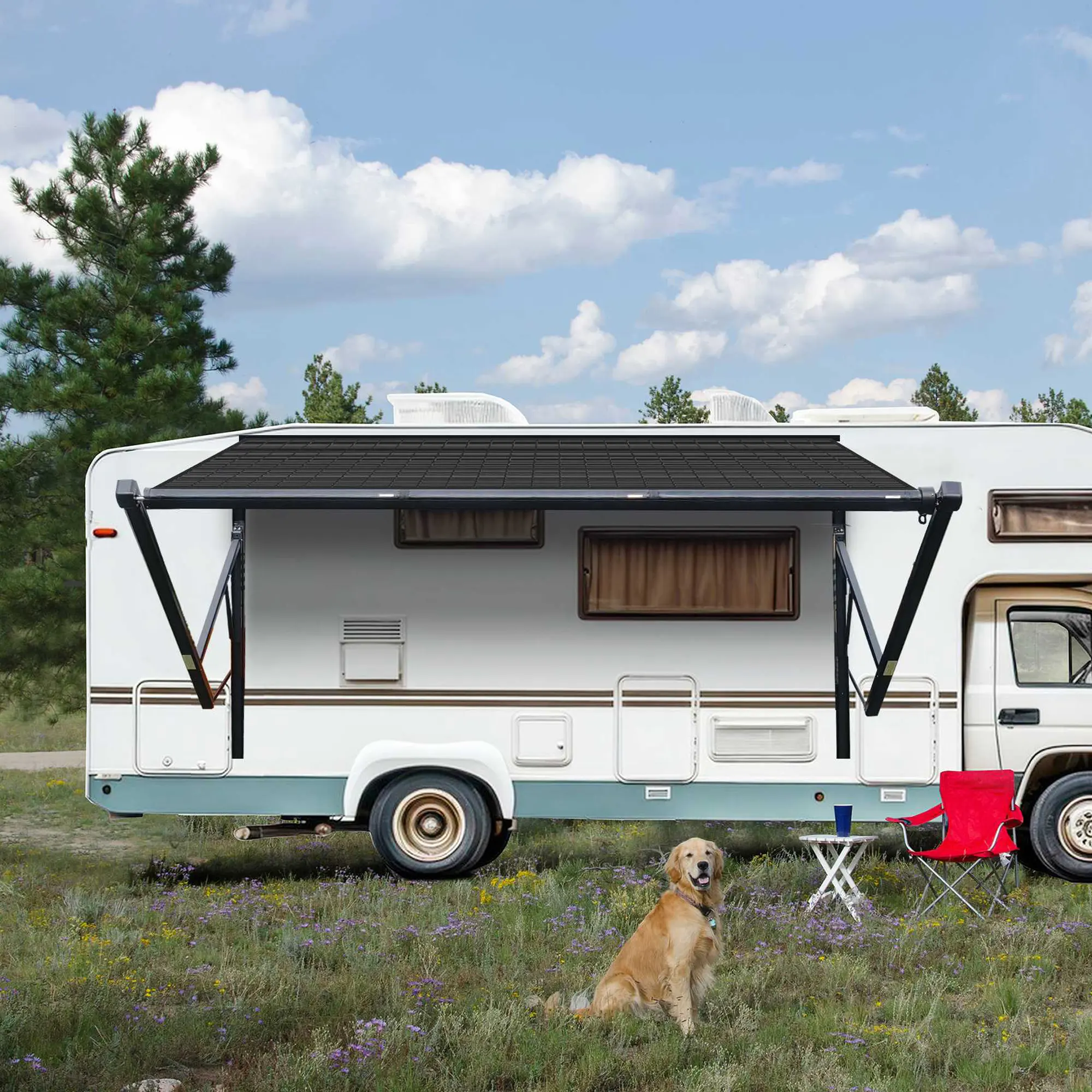 Awnlux RV roll-out manual awning troubleshooting guide: find problems, solve problems, avoid problems