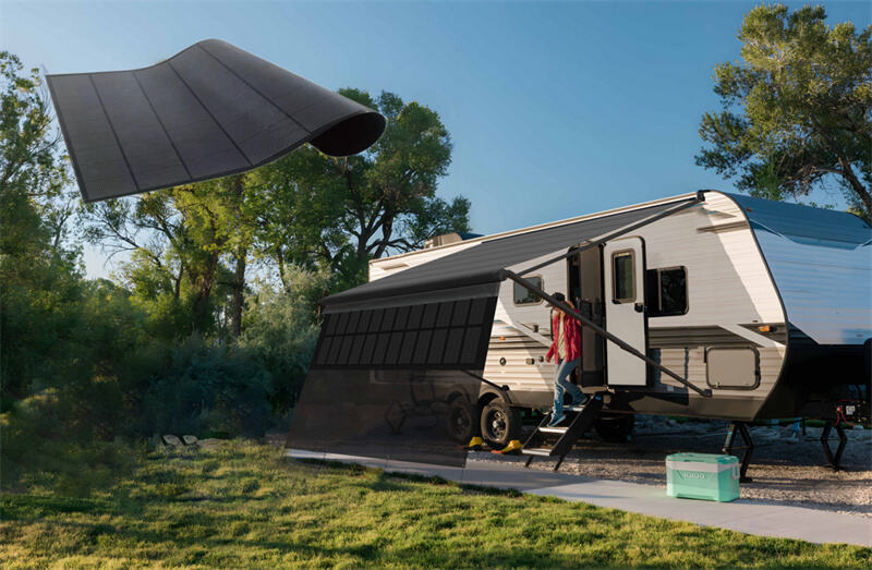 Roll-out RV awning annex and future trends