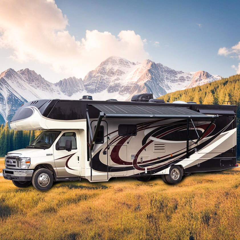 Flexible Solar RV Awning