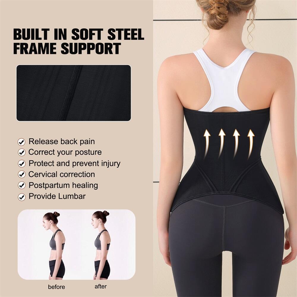 27 Steel Bone High Quality Wrap Waist Trainer Women Body Shaper Underwear Custom extreme Compression Slimming Girdles Shapewear