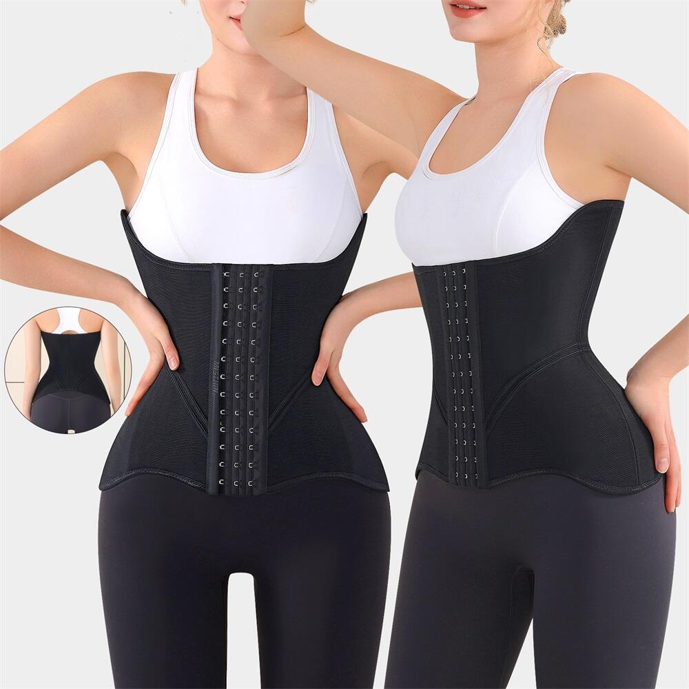 27 Steel Bone High Quality Wrap Waist Trainer Women Body Shaper Underwear Custom extreme Compression Slimming Girdles Shapewear