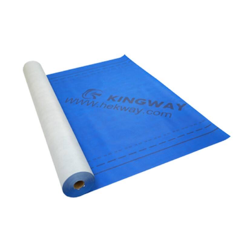 membrane respirante étanche anti-vent avec logo, 180 g/m², 1,5 m × 50 m, résistante aux UV, membrane de toiture