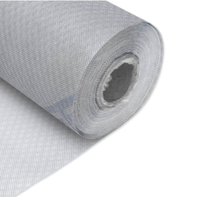 membrane imperméable, respirante et hautement perméable à la vapeur d'eau, réfléchissante métallisée (130 g/m²), résistante aux UV