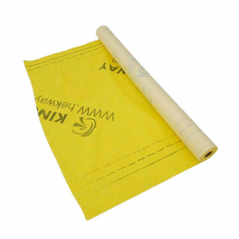 180 g/m² assure une couche de protection homogène ; membrane pare-vapeur et étanche à l’eau ; dos adhésif