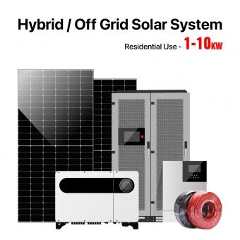 XC SOLAR 1kw 5kw 8kw 10KW Residential Use Hybrid / Off Grid Solar System