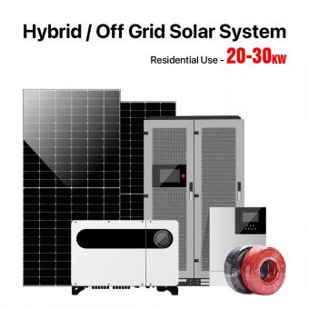 XC SOLAR 20kw 30KW Residential Use Hybrid / Off Grid Solar System