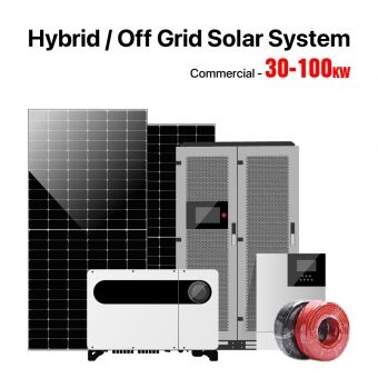 XC SOLAR 30kw 50kw 80kw 100KW Hybrid / Off Grid Solar System