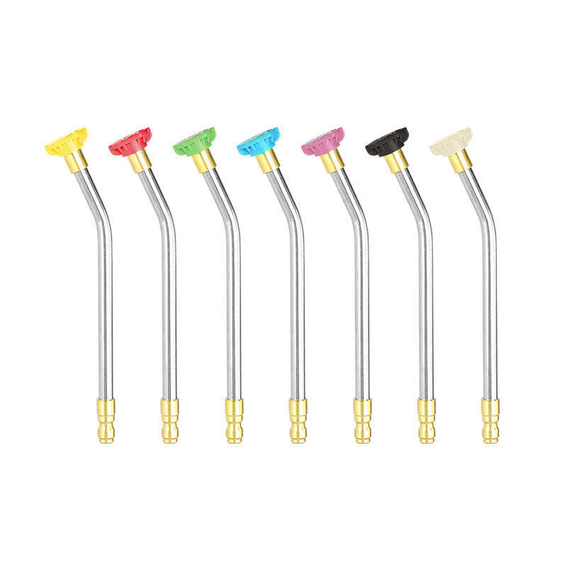 1/4 Rychlý konektor 30 stupňů prodloužení krátká zakřivená tyč tryska na myčku na čištění žlabů