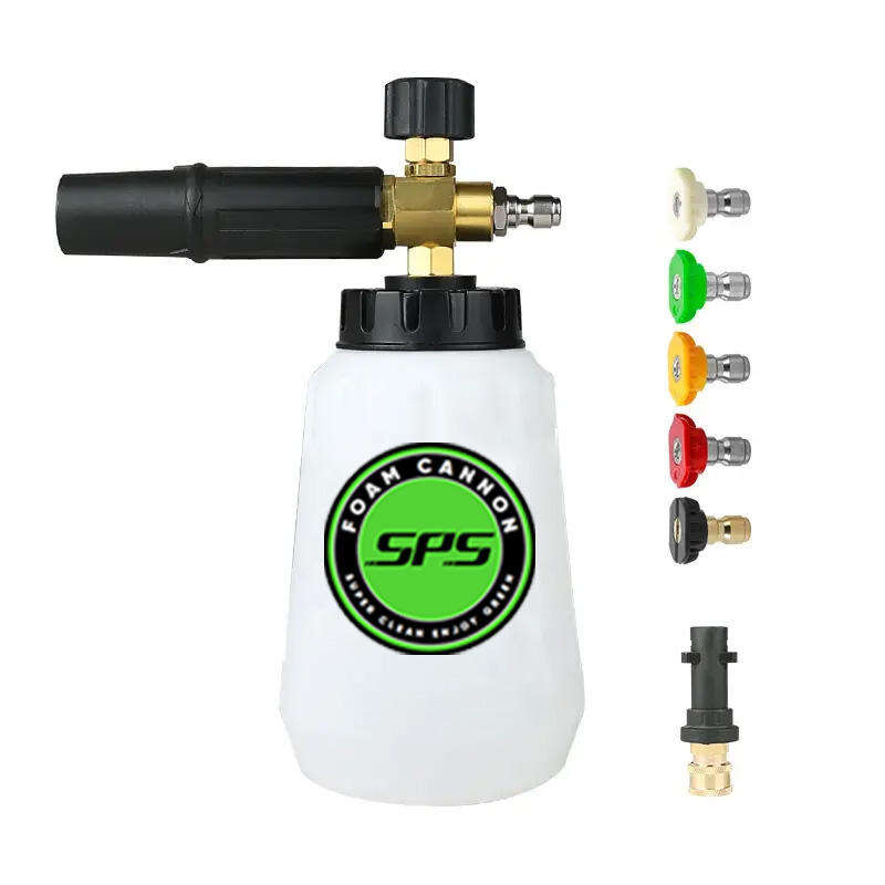 SPS 5000 PSI מוט חיבור עילוי לחץ גבוה, תותח שטיפה במousse, מוט שטיפת שלג עם מחבר מהיר