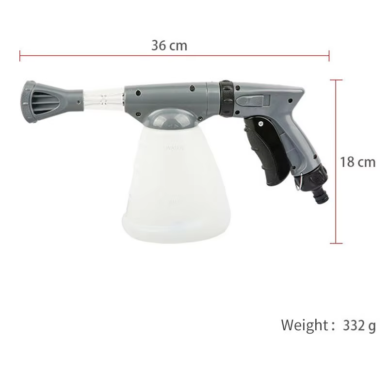 SPS 800ml Low Pressure Foam Cannon Connect Hose Snow Foam Lance Car Wash Foam Gun factory