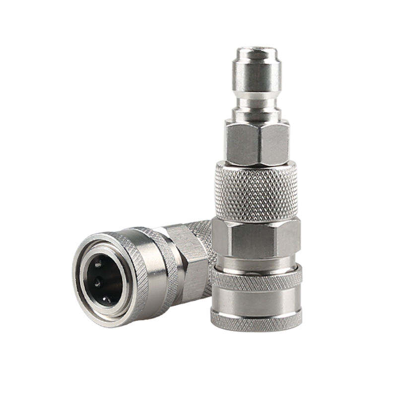 SPS 3/8 Pulgada Kontra-Pag-ikot na Mabilisang Konektor na Hindi Kalawang na Mabilisang Plug at Mabilisang Kopling