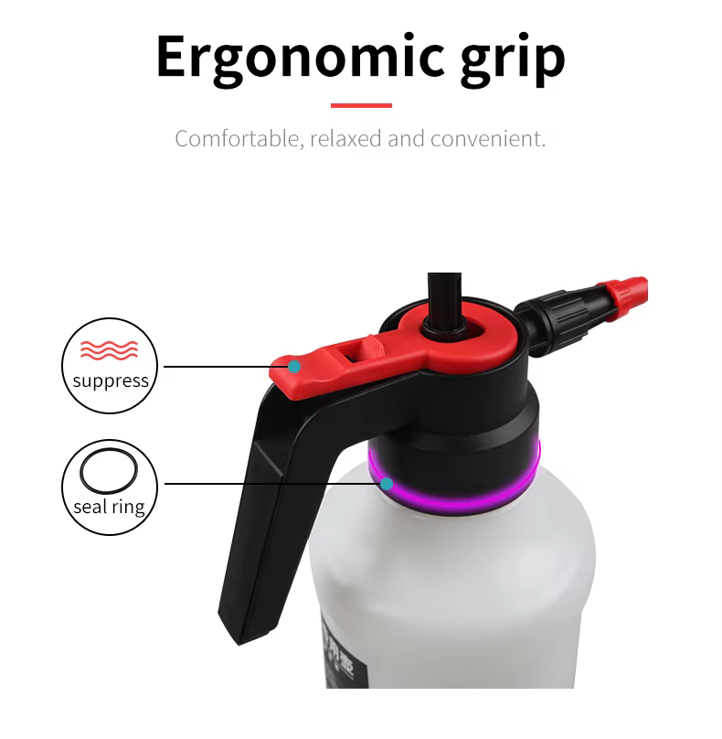 SPS 1.5L Plastic Hand Foam Sprayer Convenient Steady Press Style Washing Bottle factory