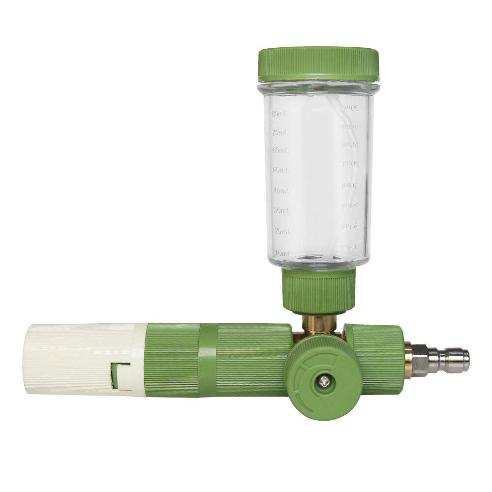 مدفع رغوة ثلجي بتصميم جديد من SPS 2025، مسدس رش الرغوة لغسيل السيارات، صمام أحادي الاتجاه معكوس للتنظيف بالضغط العالي، فوهة رغوة لغسالة الضغط للسيارات