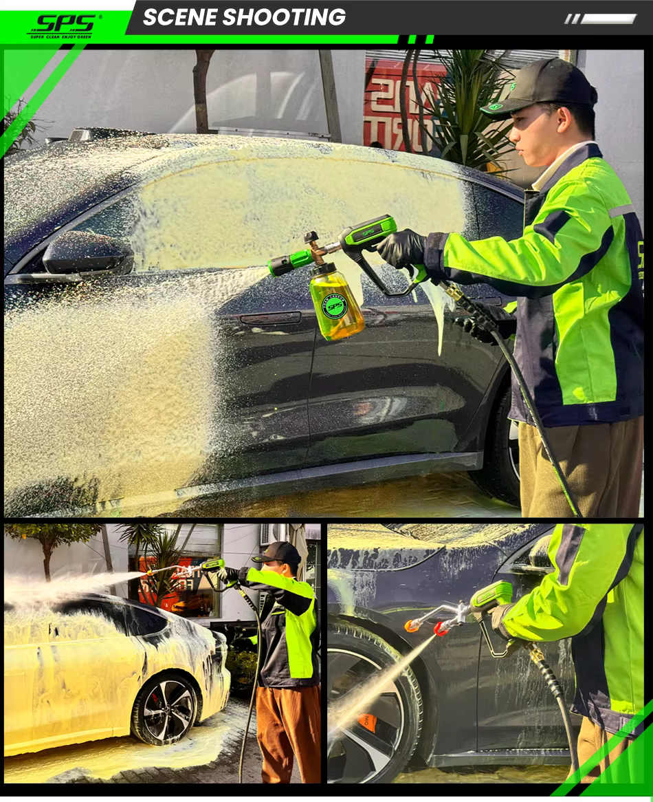5000PSI 60L/Min High Pressure Washer Gun Cold Water Car Wash Power Washer Gun Spray Trigger Short Gun supplier