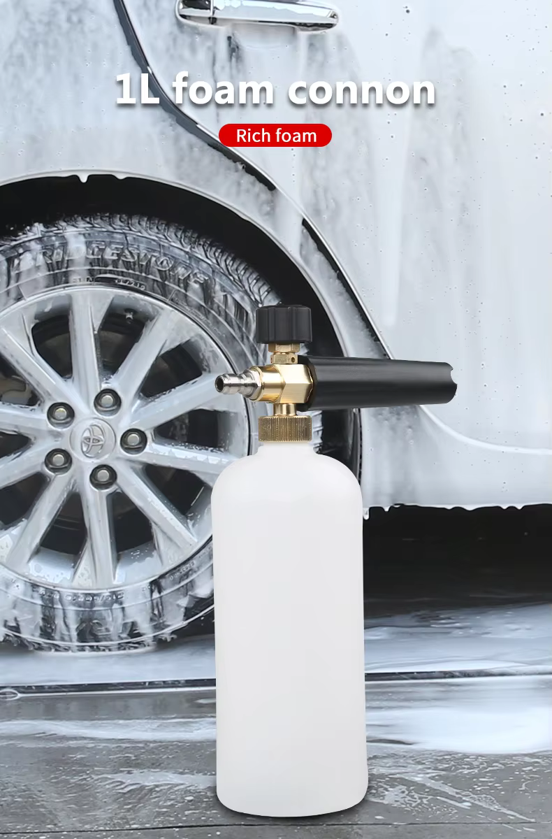 SPS 18 MPA White Snow Foam Lance 1L Car Wash Foam Cannon for High Pressure Cleaning factory