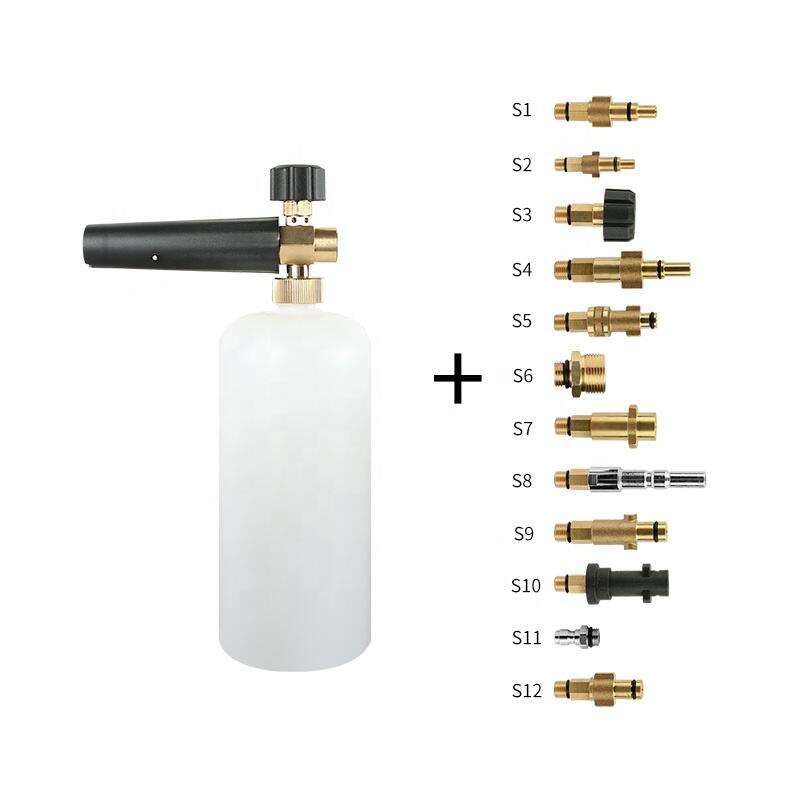 Cannone per schiuma ad alta pressione SPS, lancia per pulizia auto, attrezzatura per pulizia veicoli, spruzzatore schiumogeno, bottiglia per schiuma per auto