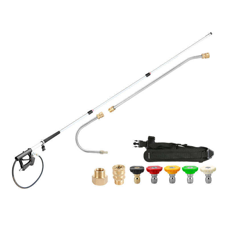 SPS teleskopik uzaytiriladigan purkash sterjeni, bosimli yuvish qurilmasi uchun teleskopik lans, gorlovlarni tozalash uchun qurilma