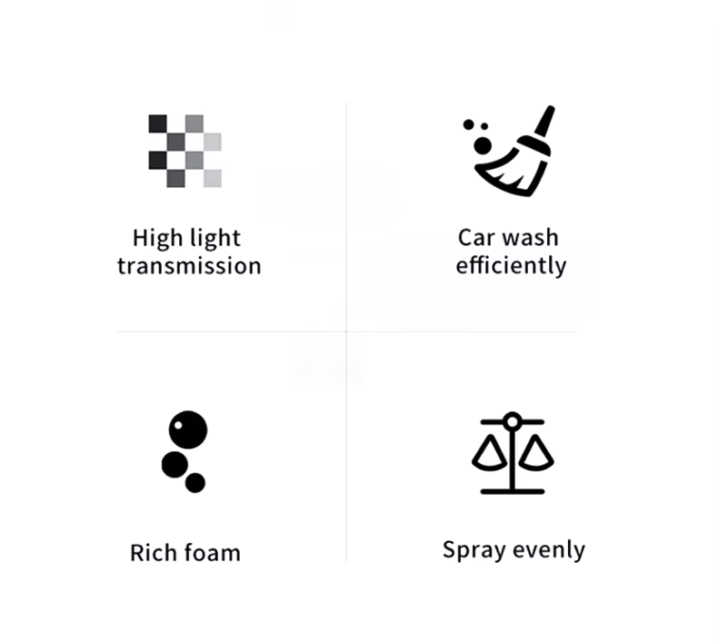 SPS 1L OEM High Pressure Snow Foam Lance Car Wash Transparent Bottle Brass Solid Snow Foam Cannon supplier