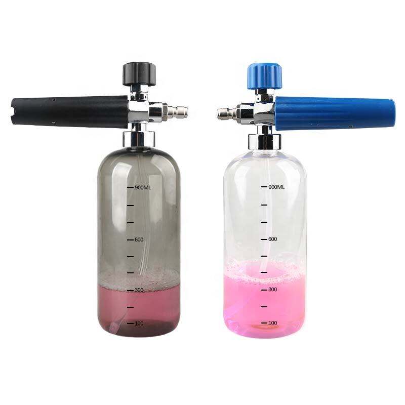SPS 5000 PSI 1L Black Transparent Snow Foam Lance Blue Red Gray Snow Foam Cannon Nozzle Car Wash Foam Pot