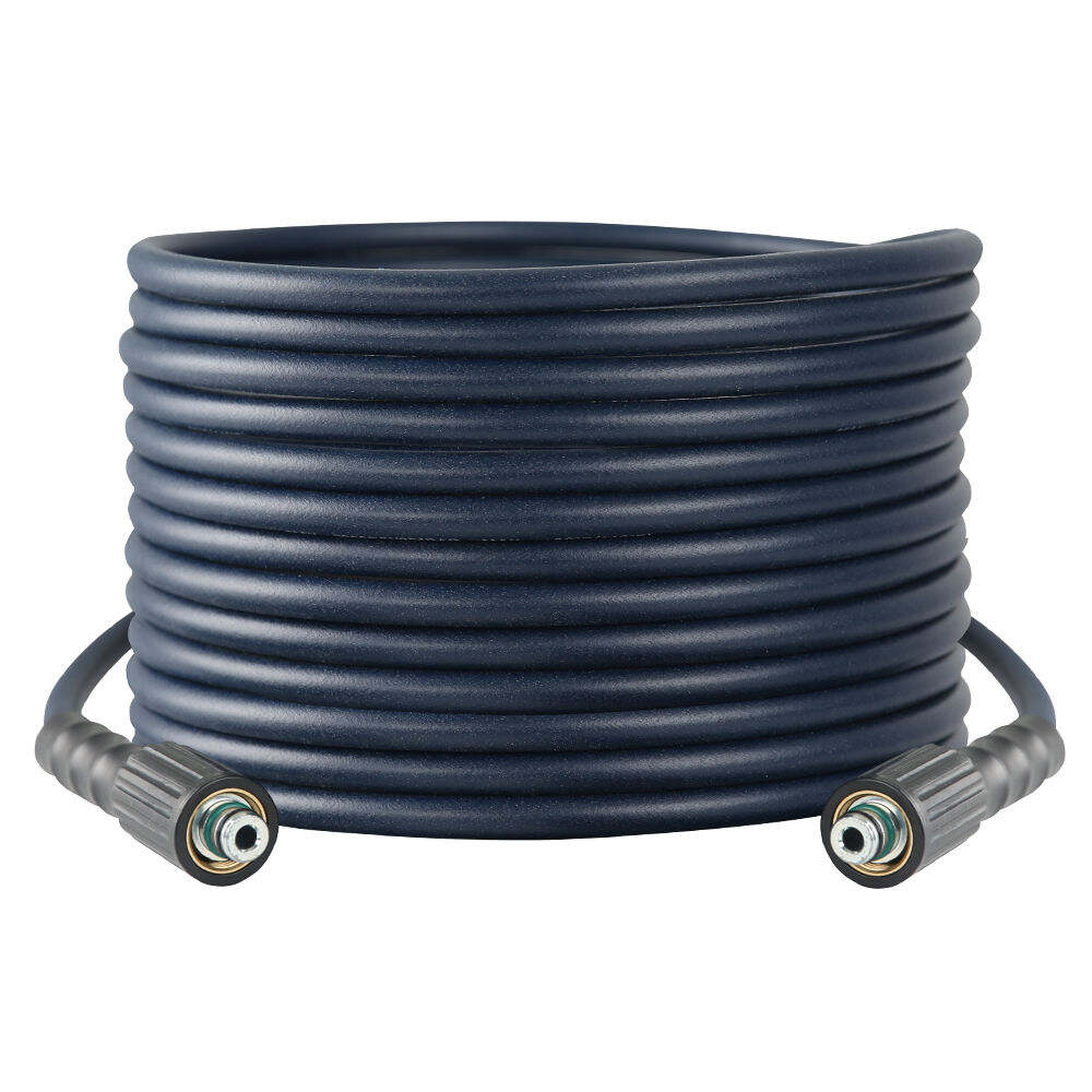 SPS 3600PSI Хүнд даацын 10М Уян зуурасны Усны Шланг, Төмөр М22-14/15 Залгаас бүхий, Машин Зайлуулагч Шланг