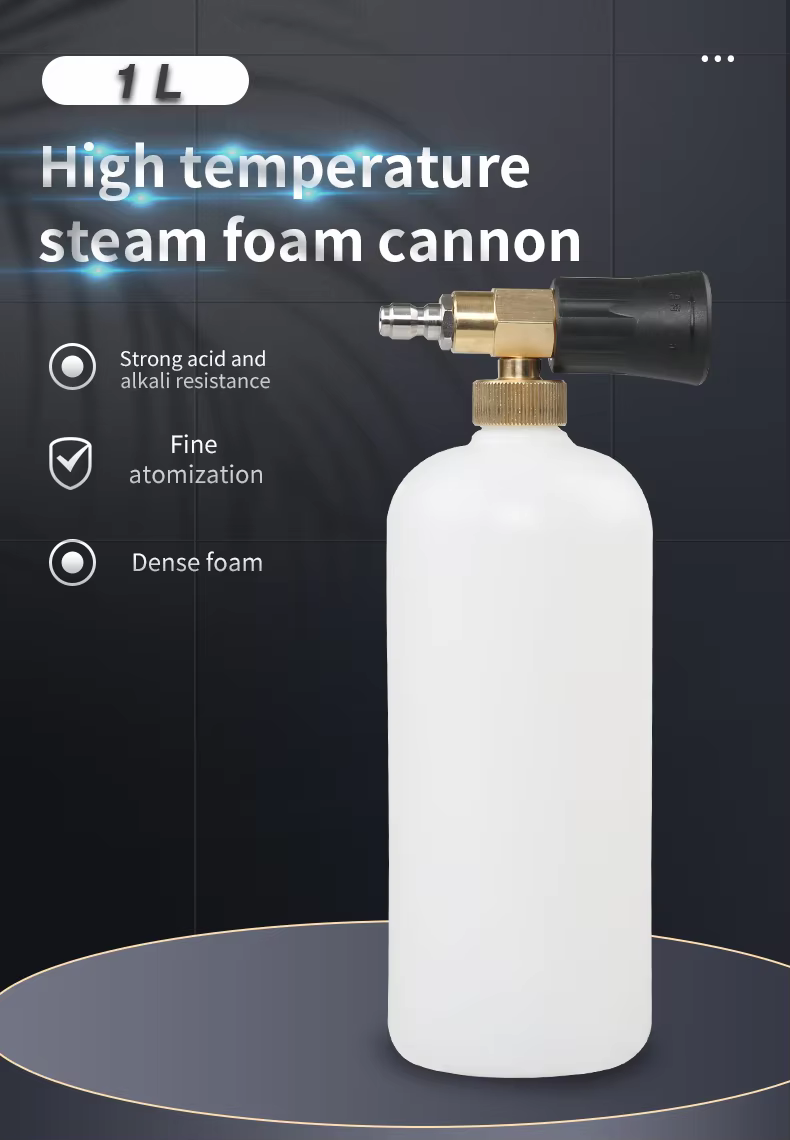 SPS 1L High Temperature Steam Snow Foam Cannon Car Wash 18 MPA Foam Lance factory