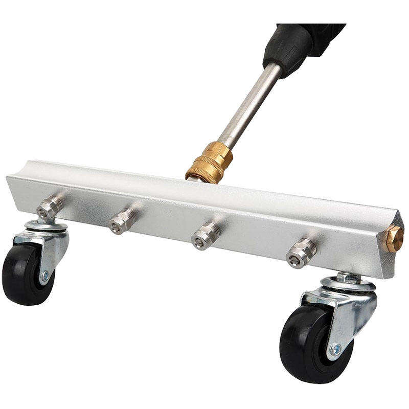 bàn chải nước áp lực cao 4000 PSI, thiết bị làm sạch mặt đất, máy làm sạch bề mặt phẳng cho máy rửa áp lực
