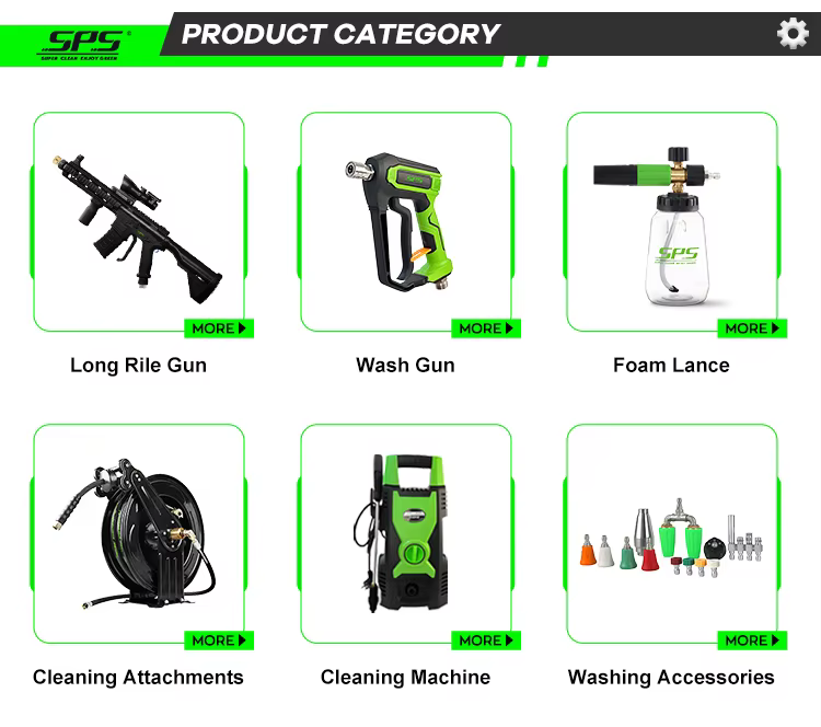 4000psi self service car wash chemicals injetor valve high pressure foam spray gun dual ss pipe lance water cleaning spray lance pressure washer water gun-2