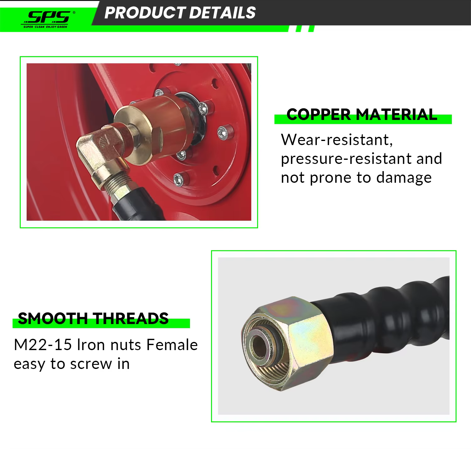 SPS 4060 PSI 15M Double Arms Automatic Telescopic High Pressure Hose Reel Pressure Hose Protector Car Washing Equipment Car Wash Wholesale Chinese Factory OEM &ODM Customized Available factory