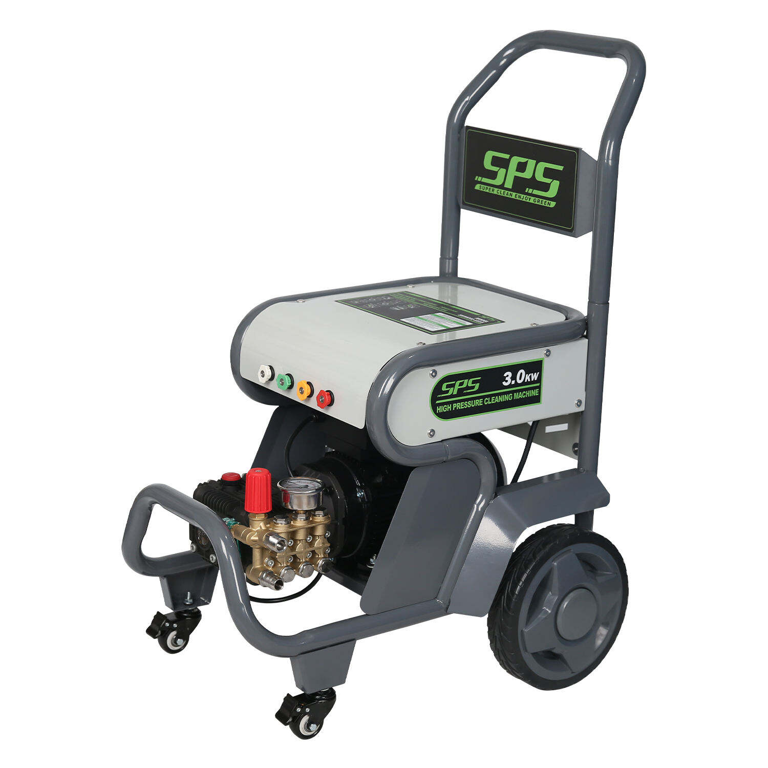 220V 3KW 1600PSI 15LPM 휴대용 상업용 차량 세차기 고압 물 자동차 세척기