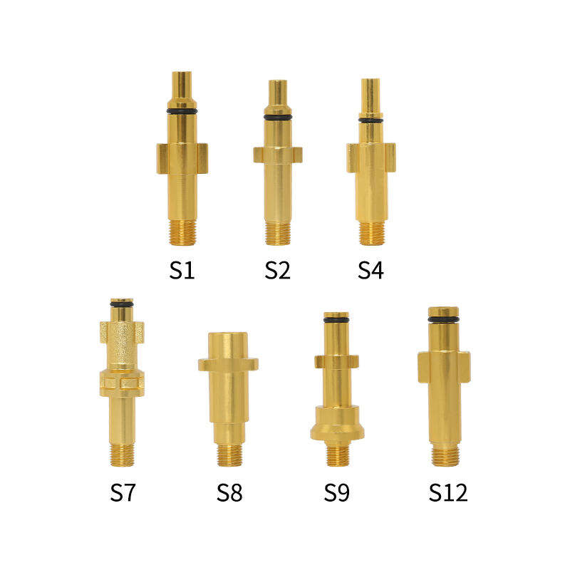 Adaptery i konektory aluminiowe SPS do armat pianowych, szybkie złączki, akcesoria do mycia samochodów