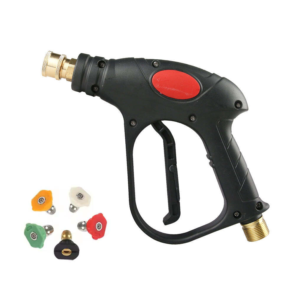 Εργοστασιακό υψηλής πίεσης νερού 3000 PSI με βαλβίδα Cooper, πιστόλι καθαρισμού αυτοκινήτου με μανέτα και 5 ακροφύσια, σύνδεση M22-14