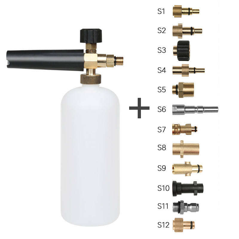 Senapan Busa Panas Terlaris SPS 3200PSI dengan Aksesori Opsional untuk Mencuci Mobil