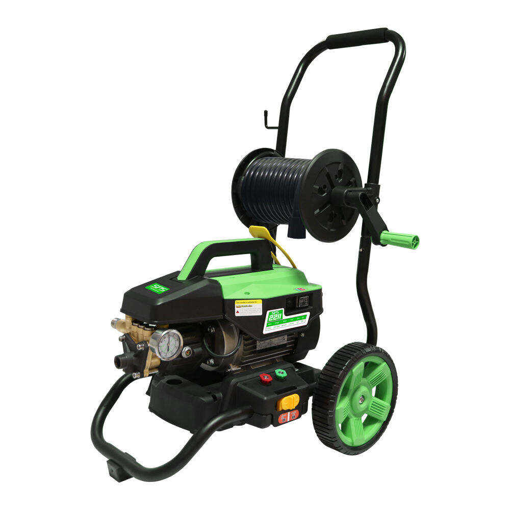 SPS 3000w Φορητή Αυτόματη Συσκευή 2-σε-1 150Bar Μηχάνημα Καθαρισμού Αυτοκινήτου Με Δύο Τροχούς Και Τύμπανο Σωλήνα 15m