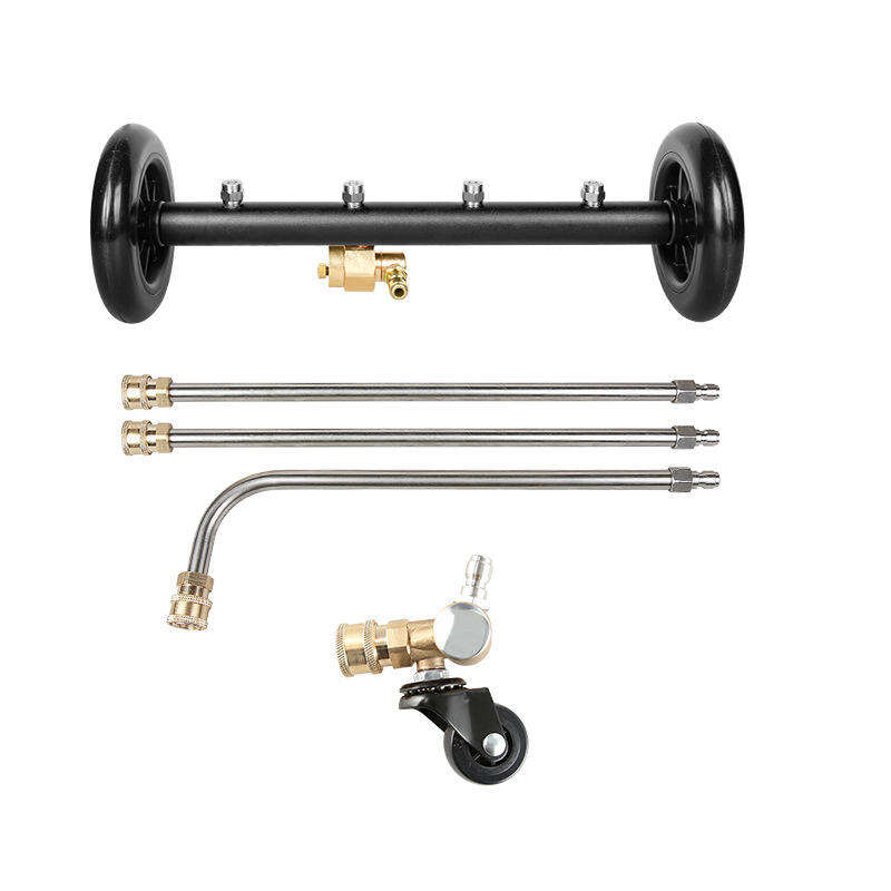Bộ làm sạch bề mặt SPS 15 inch, Máy rửa áp lực, Bộ làm sạch gầm xe, Cây lau nước áp lực cao có cần nối dài
