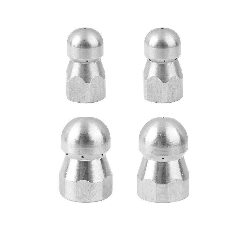 SPS Rústfrítt stál Háþrýstings fastur rennislósunarváður hnappnösul snúningsrennislósunarváður