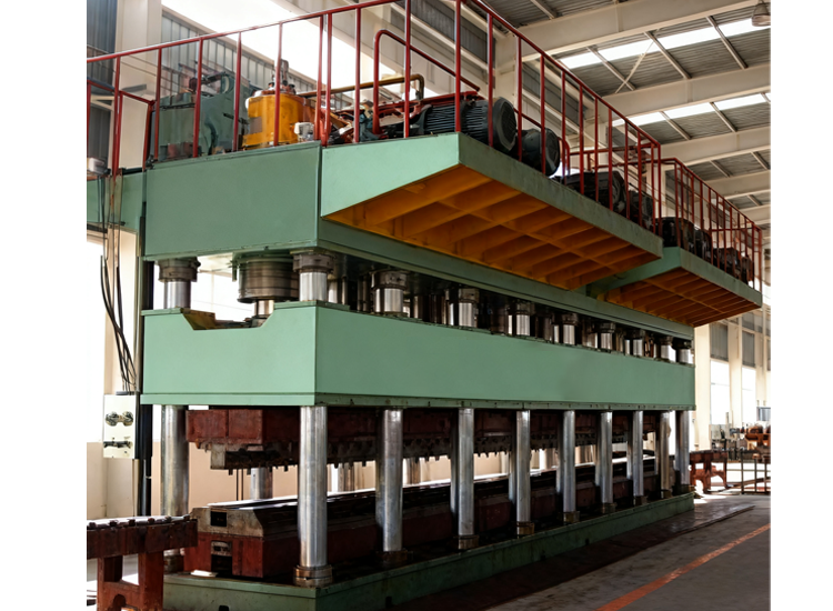 Car longitudinal beam forming hydraulic press machine