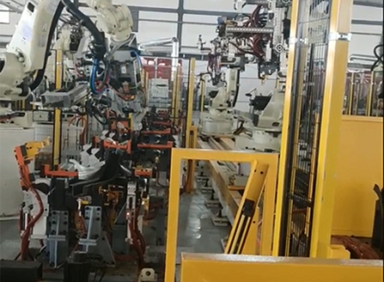 Spot welding workstation