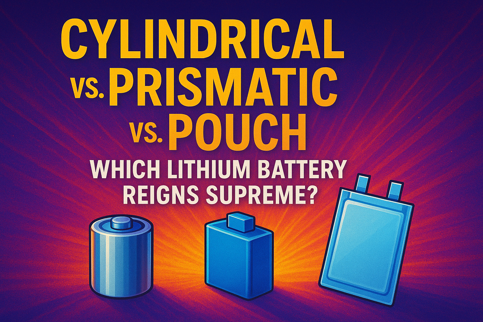 Cylindrical vs. Prismatic vs. Pouch: Which Lithium Battery Reigns Supreme?