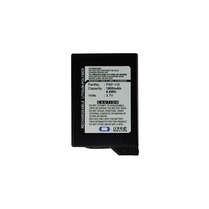 Li-ion 3,7 V 1800 mAh PSP-110 Sony-spillbatteri