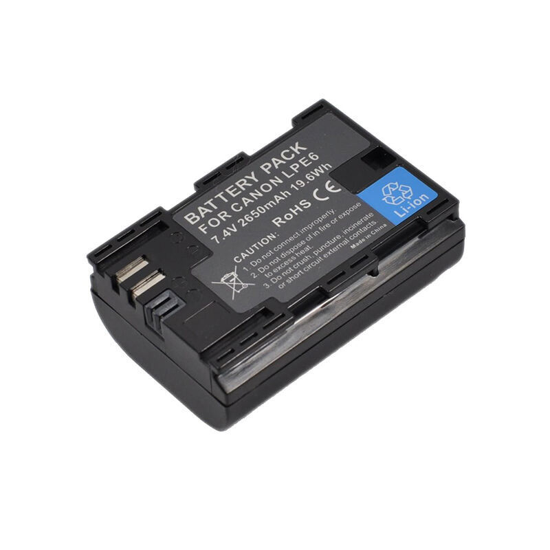Li-ion 7,4 V 1200 mAh 1600 mAh 1900 mAh 2300 mAh LP-E6 LPE6 kamera digitalt batteri for Canon EOS 5D Mark II